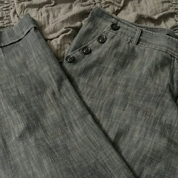 Lane Bryant Pants - Lane Bryant Cute Wide Leg Navy Pants