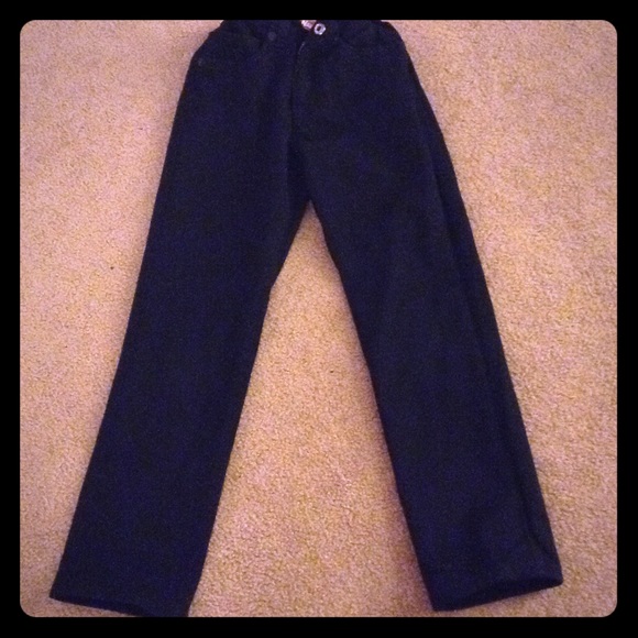 Basic black jeans for boys