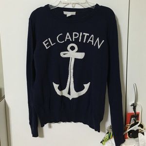 Nautical Navy El Capitan Sweater