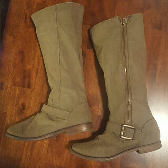 Taupe Tall Boots