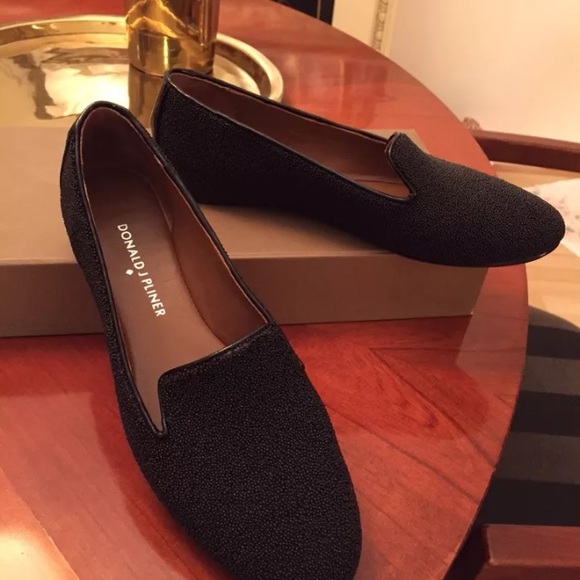 💖Donald Pliner💖Black Ballet Flats - Picture 2 of 4