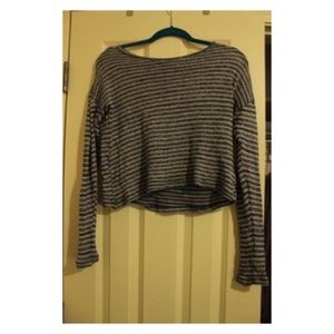 Brandy Melville- John Galt Navy and White Top