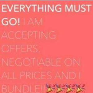 Taking offers tonight