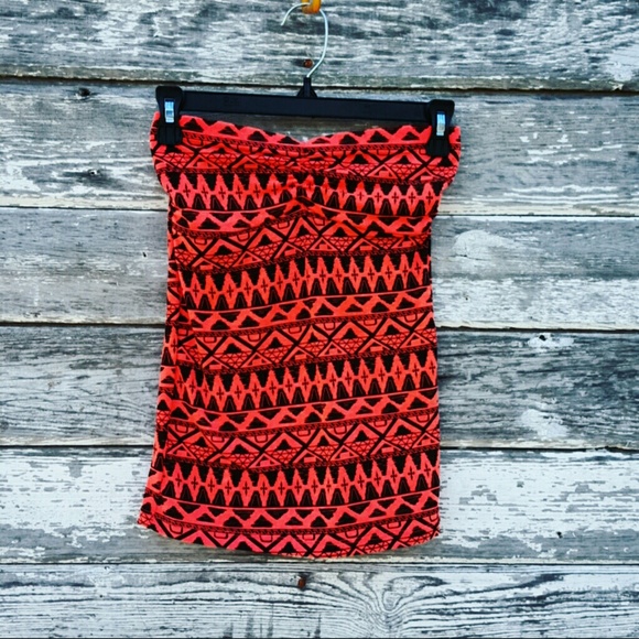 Rue21 Tops - Strapless Tribal Tank