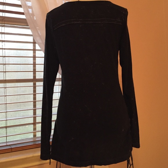 🚫SOLD🚫 Bundle for Donna: Tunic top with lace-up - Picture 4 of 4