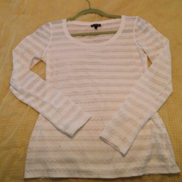 Sheer long sleeve blouse