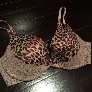 Victoria's Secret 38 C push-up bra cheetah print
