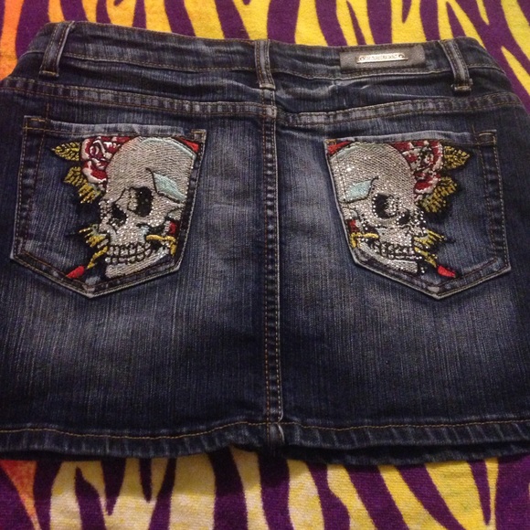 ☠Jean short skirt☠ - Picture 2 of 4