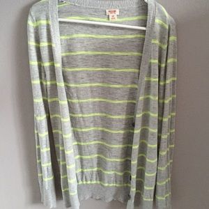 Cute yellow and gray Cardigan😊