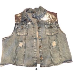 Denim vest