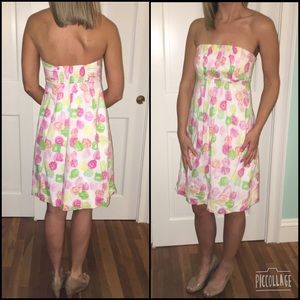 Lilly Pulitzer Strapless Seashell Dress