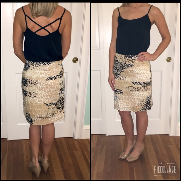 Animal Print New York & Co Skirt