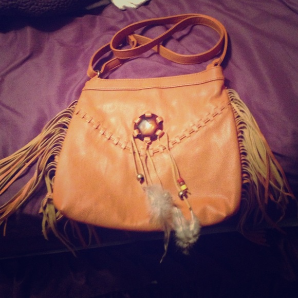 Leather Fringe Purse