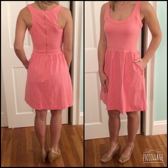Comfortable exposed zipper dress