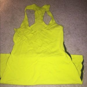 Neon Yellow Lululemon Tank