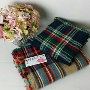 Trendy Blanket Scarf Set