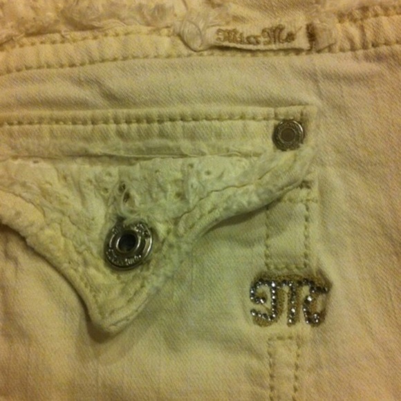 White Miss Me Jeans