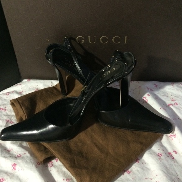 Gucci black high heels - Picture 1 of 4