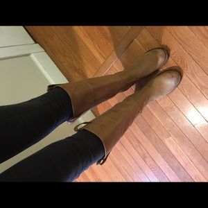 Lucky brand Hibiscus boot- leather