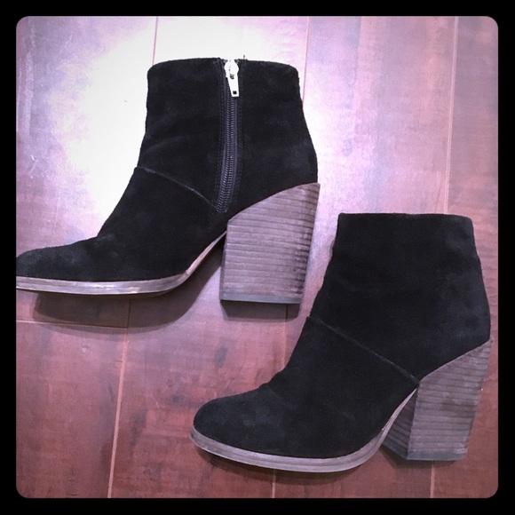 Dolce Vita black suede booties 6