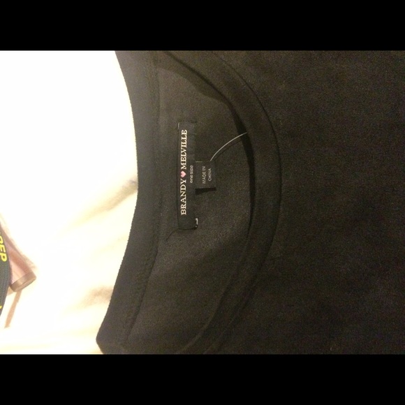 BRANDY MELVILLE SUEDE TSHIRT DRESS - Picture 2 of 3