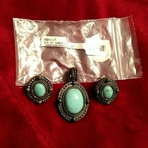 SILVER/TURQUOISE SET