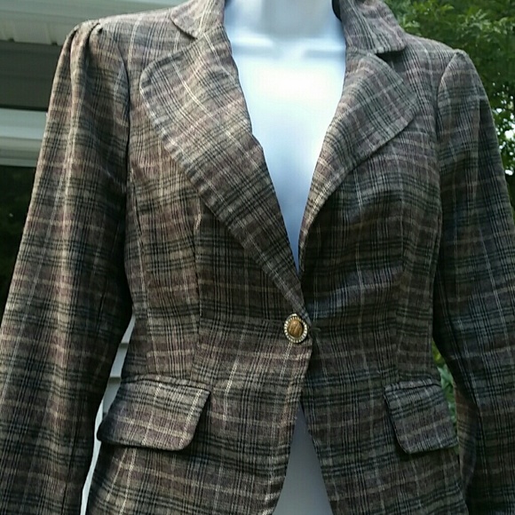 Rampage Women's Cropped Dress Jacket Sz Medium - Picture 2 of 4