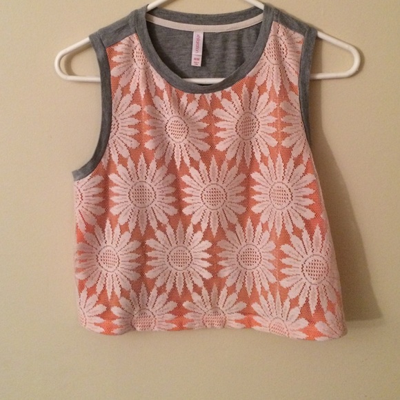 Floral Lace Crop Top