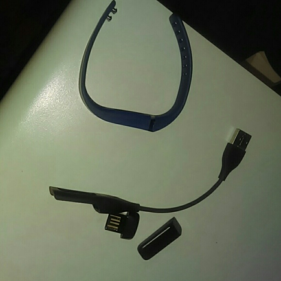 Fitbit flex works great blue wristband