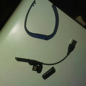 Fitbit flex works great blue wristband