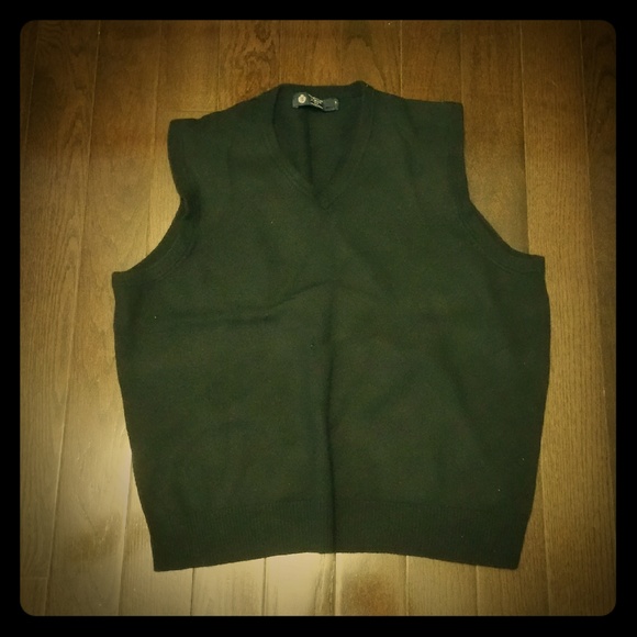MEN'S J.Crew navy wool vest
