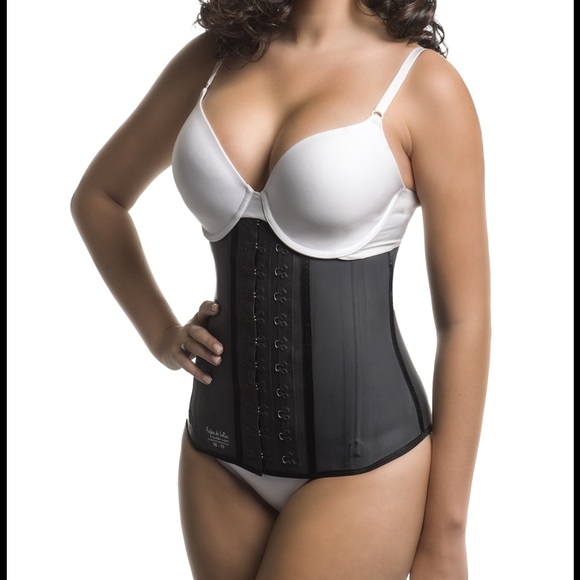 Black Latex waist cincher