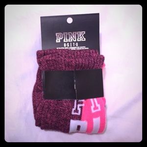 VS PINK knee high socks