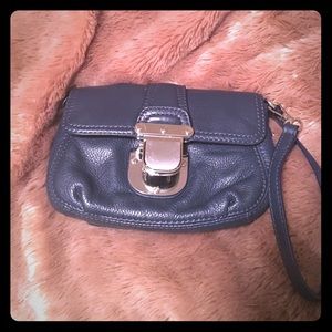 Michael Kors Navy Wristlet