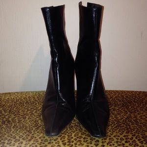 Genuine Leather Jimmy Choo Ankle Boots, Size 38