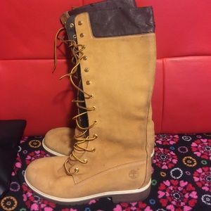 Timberland tall Women boots size 10