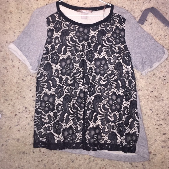 floral lace shirt