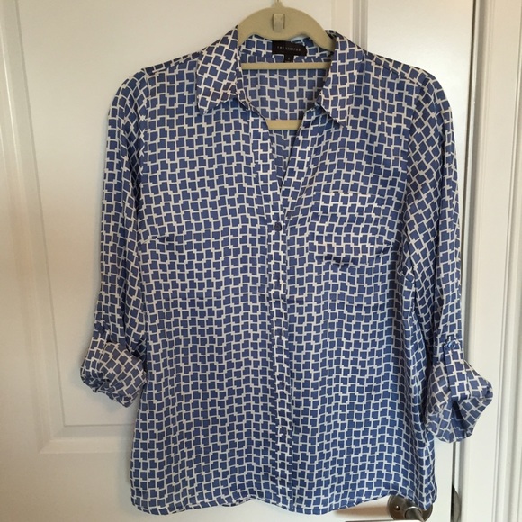 The Limited printed Ashton blouse