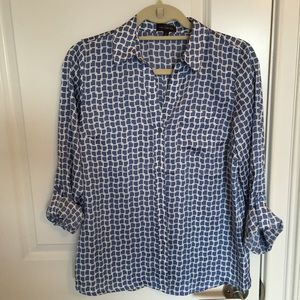 The Limited printed Ashton blouse