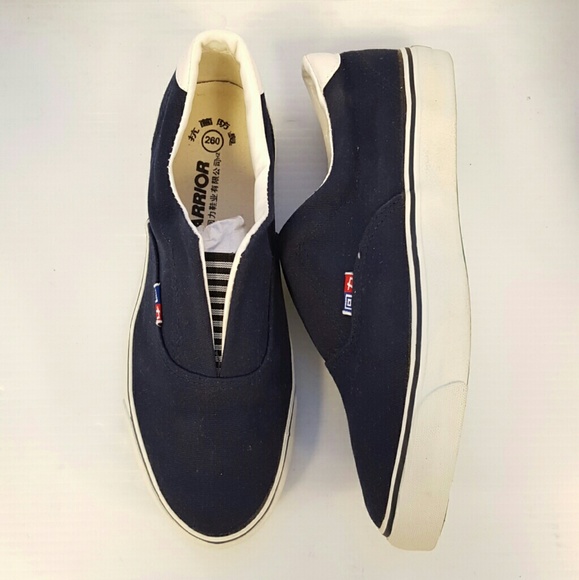 Navy Slip on Sneakers