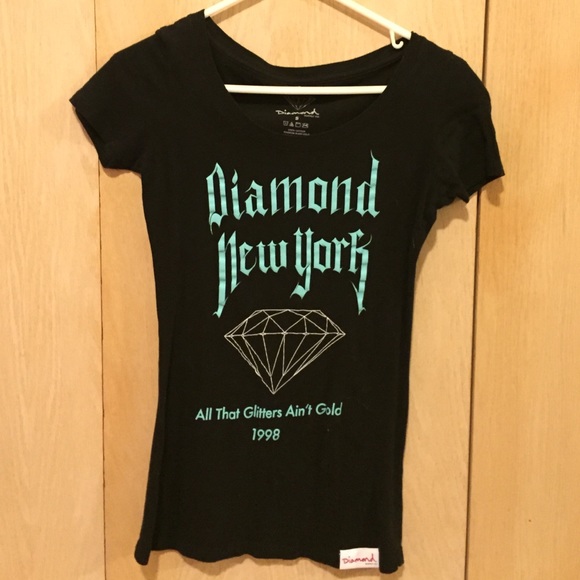 Diamond supply co. Black short sleeve