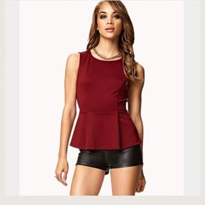 Peplum top