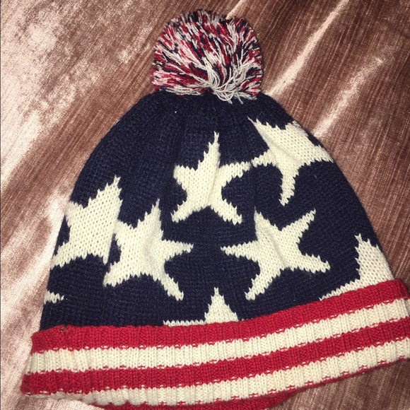 American Flag beanie
