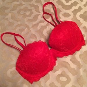 VS PINK lace balconette bra