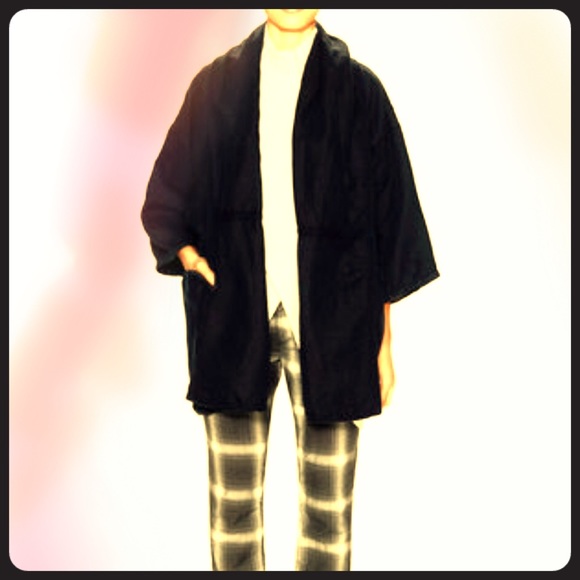 Shawl collar black coat - Free People - BRAND NEW