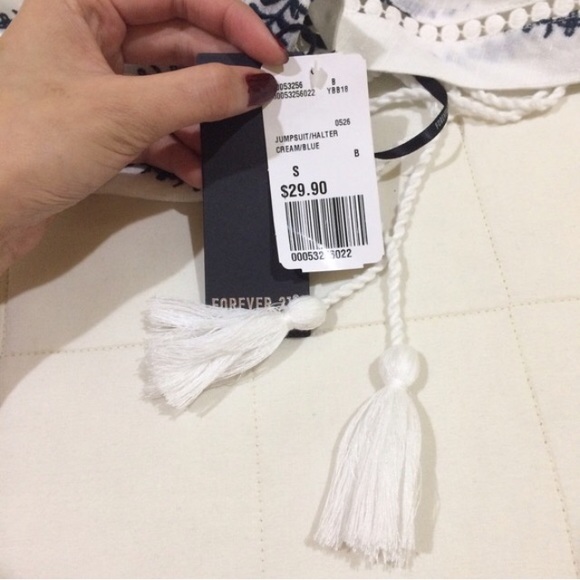 ⭐️HP Embroidered Halter Romper - Picture 2 of 4