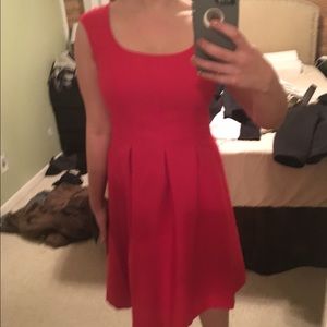 Red pleated dress size 10 ❤️Valentine's Day❤️