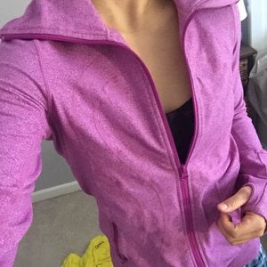 Heather Purple Lululemon Zip-Up