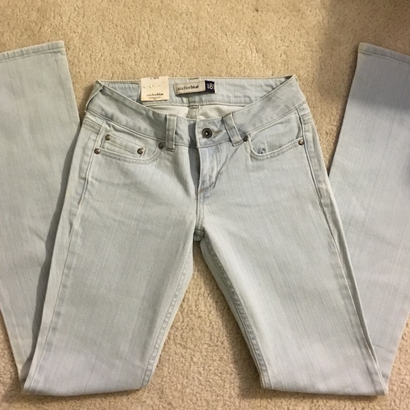 Daisy Boot light blue anchor blue jeans