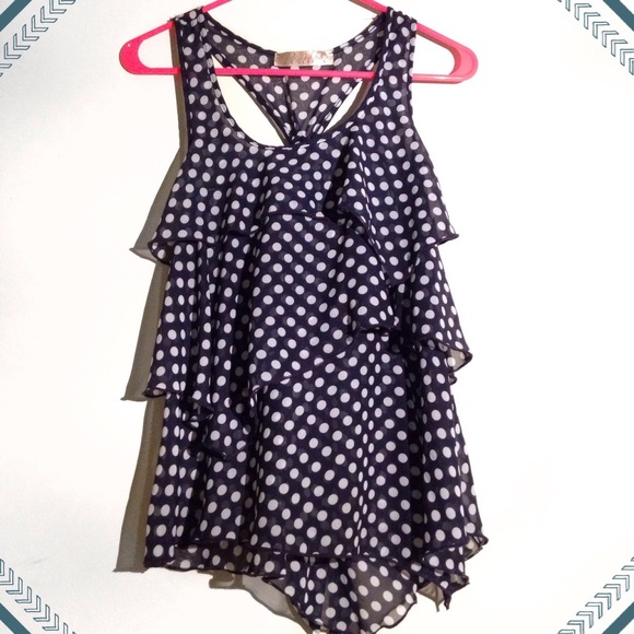 Ruffle Racerback Tank - Picture 2 of 4